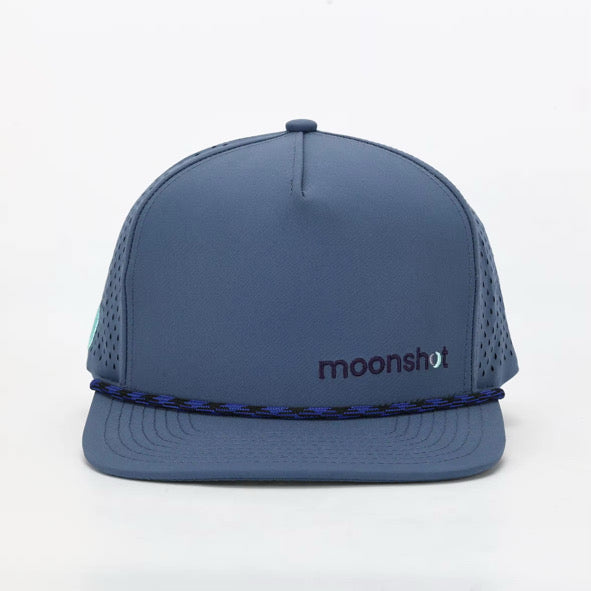 Moonshot Core Lid - Midnight Blue - 5 Panel Rope